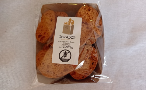 Tostadas para Foie artesanas y sin gluten